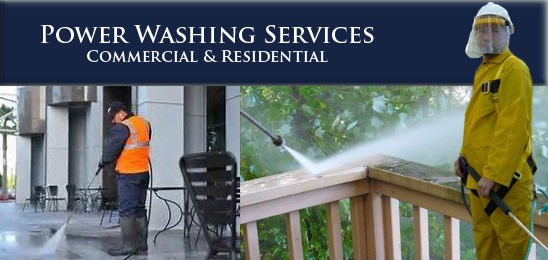 commercial and residential power washing services